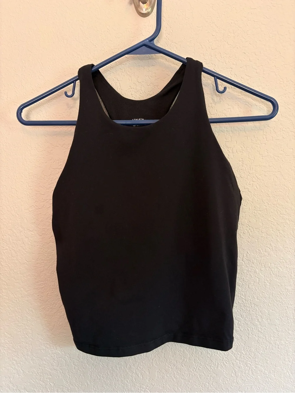 Athleta Girl - black tank top with built in bra